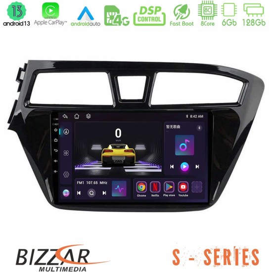 Bizzar S Series Hyundai i20 2014-2018 8core Android13 6+128GB Navigation Multimedia Tablet 9"