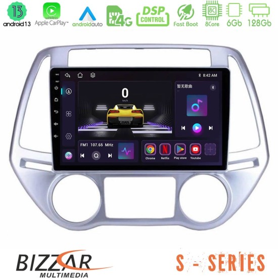 Bizzar S Series Hyundai i20 2012-2014 8core Android13 6+128GB Navigation Multimedia Tablet 9"