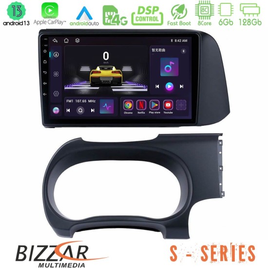 Bizzar S Series Hyundai i10 8core Android13 6+128GB Navigation Multimedia Tablet 9"