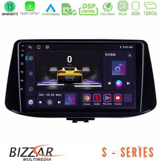 Bizzar S Series Hyundai i30 8core Android13 6+128GB Navigation Multimedia Tablet 9"