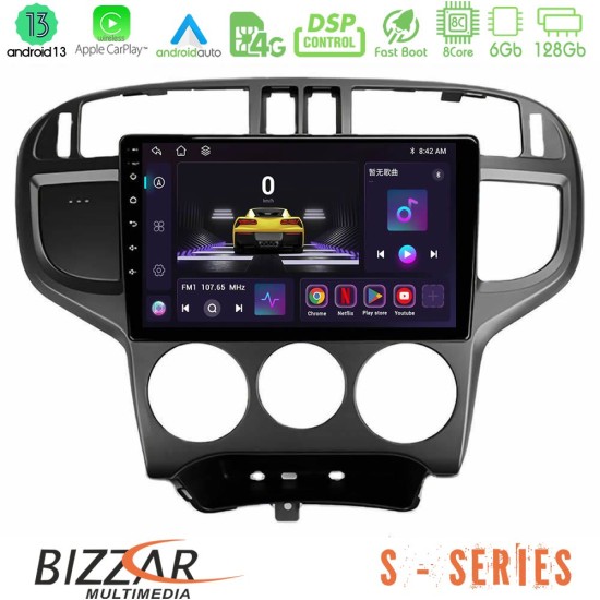 Bizzar S Series Hyundai Matrix 2001-2010 8Core Android13 6+128GB Navigation Multimedia Tablet 9"