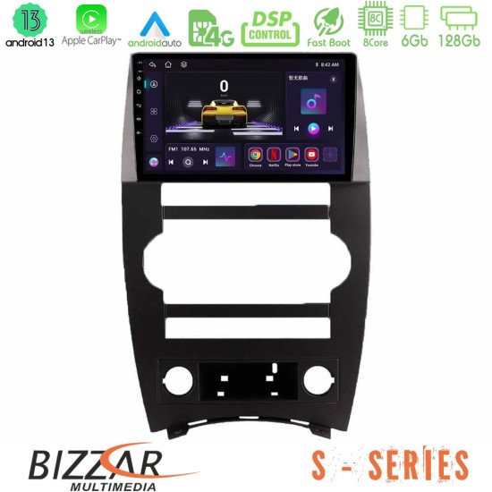 Bizzar S Series Jeep Commander 2007-2008 8core Android13 6+128GB Navigation Multimedia Tablet 9"