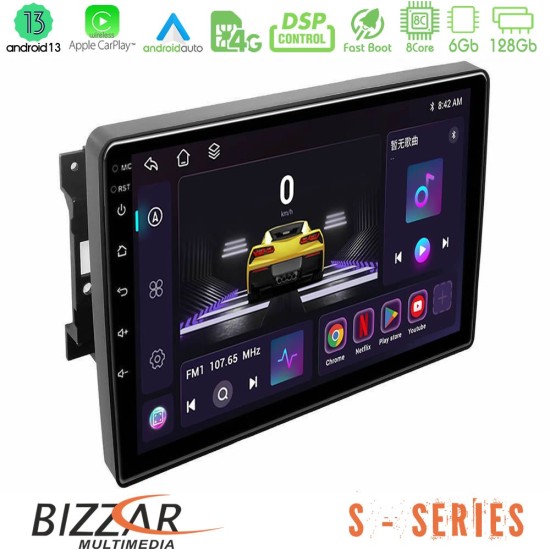 Bizzar S Series Chrysler / Dodge / Jeep 8core Android13 6+128GB Navigation Multimedia Tablet 10"