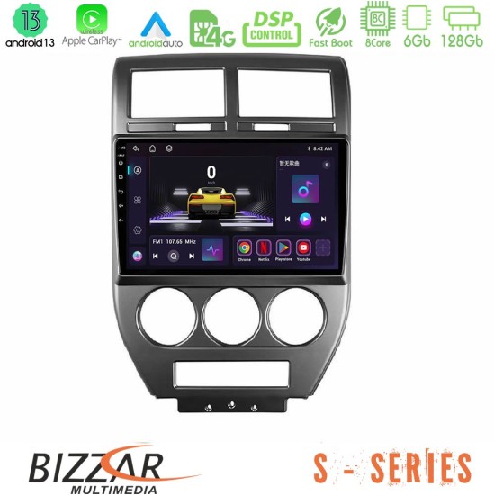 Bizzar S Series Jeep Compass/Patriot 2007-2009 8core Android13 6+128GB Navigation Multimedia Tablet 10"