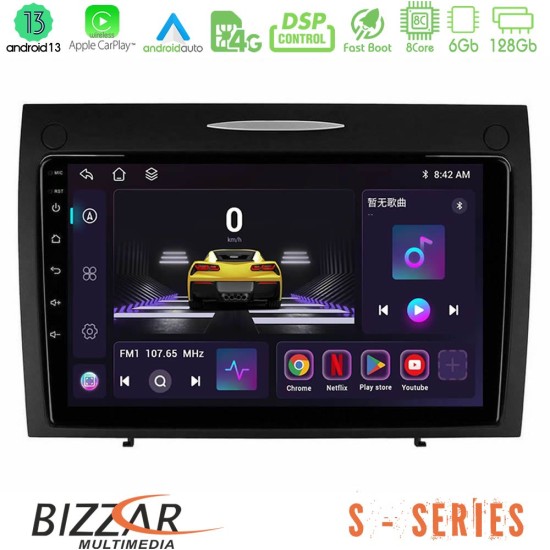 Bizzar S Series Mercedes SLK Class 8core Android13 6+128GB Navigation Multimedia Tablet 9"