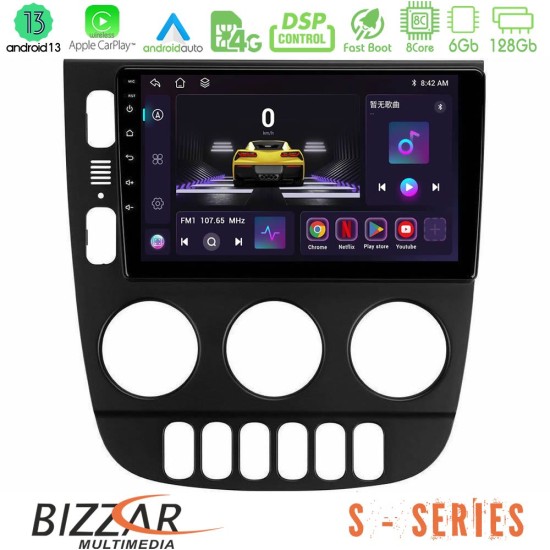 Bizzar S Series Mercedes ML Class 1998-2005 8Core Android13 6+128GB Navigation Multimedia Tablet 9"