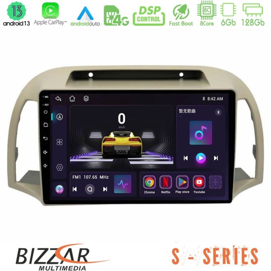 Bizzar S Series Nissan Micra K12 2002-2010 8core Android13 6+128GB Navigation Multimedia Tablet 9"