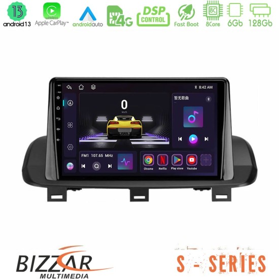 Bizzar S Series Nissan Qashqai J12 & X-Trail T33 8core Android13 6+128GB Navigation Multimedia Tablet 10"