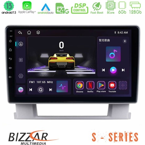 Bizzar S Series Opel Astra J 2010-2014 8core Android13 6+128GB Navigation Multimedia Tablet 9"