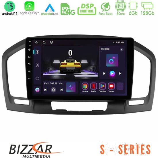 Bizzar S Series Opel Insignia 2008-2013 8core Android13 6+128GB Navigation Multimedia Tablet 9"