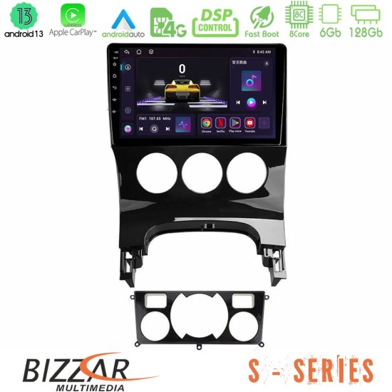 Bizzar S Series Peugeot 3008 AUTO A/C 8core Android13 6+128GB Navigation Multimedia Tablet 9"