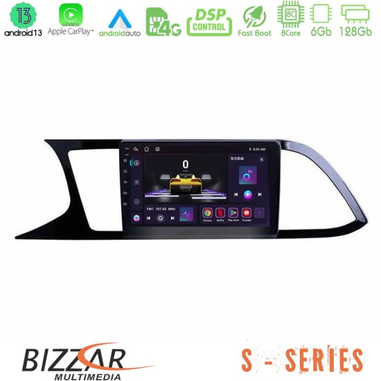 Bizzar S Series Seat Leon 2013 – 2019 8core Android13 6+128GB Navigation Multimedia Tablet 9"