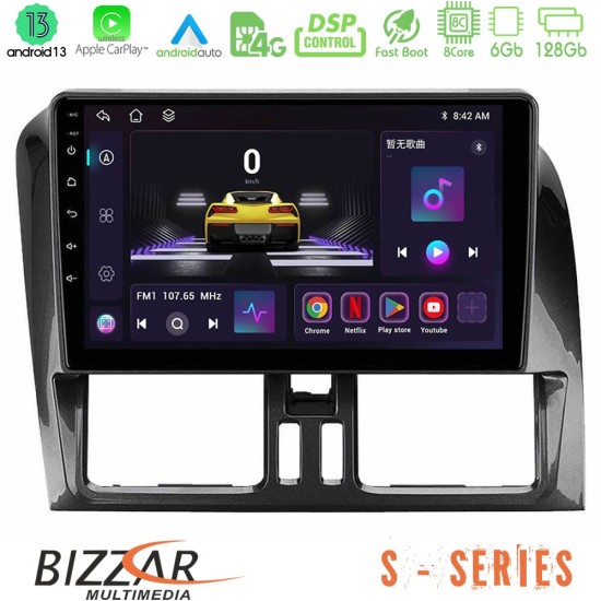 Bizzar S Series Volvo XC60 2009-2012 8core Android13 6+128GB Navigation Multimedia Tablet 9"