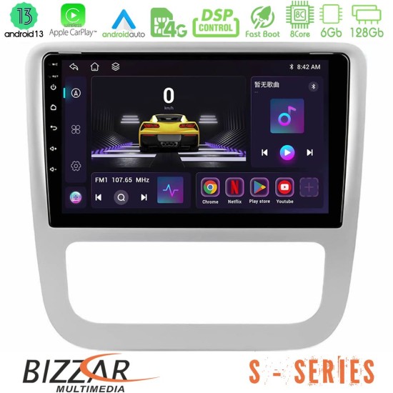 Bizzar S Series VW Scirocco 2008-2014 8Core Android13 6+128GB Navigation Multimedia Tablet 9"