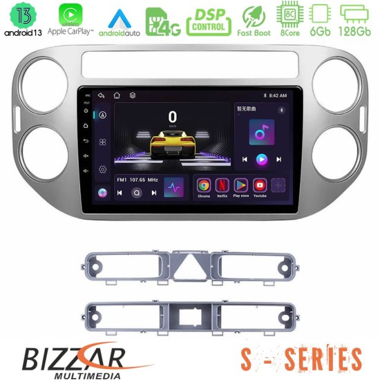 Bizzar S Series VW Tiguan 8core Android13 6+128GB Navigation Multimedia Tablet 9"