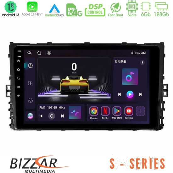 Bizzar S Series VW MQB 2017-> 8core Android13 6+128GB Navigation Multimedia Tablet 9"