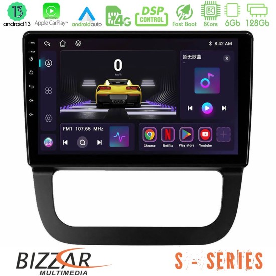 Bizzar S Series VW Jetta 8core Android13 6+128GB Navigation Multimedia Tablet 10"