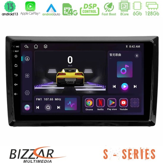 Bizzar S Series VW Beetle 8core Android13 6+128GB Navigation Multimedia Tablet 9"