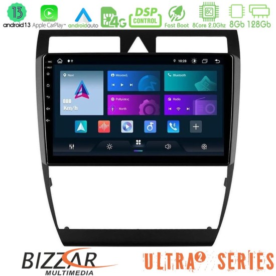 Bizzar Ultra Series Audi A6 (C5) 1997-2004 8core Android13 8+128GB Navigation Multimedia Tablet 9"