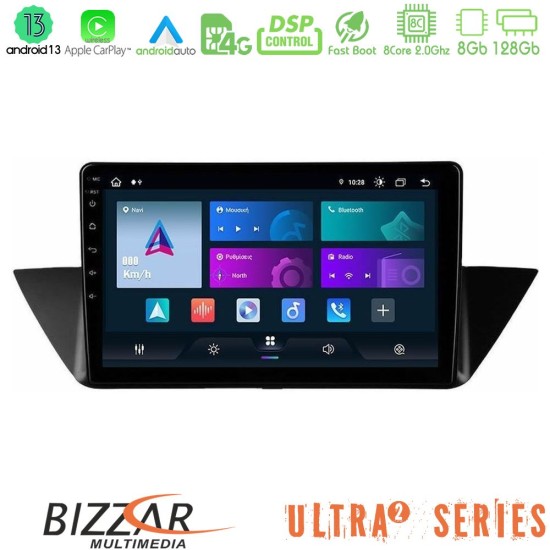 Bizzar Ultra Series BMW Χ1 E84 8Core Android13 8+128GB Navigation Multimedia Tablet 10"