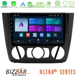 Bizzar Ultra Series BMW 1Series E81/E82/E87/E88 (MANUAL A/C) 8core Android13 8+128GB Navigation Multimedia Tablet 9" Bizzar Ultra Series BMW 1Series E81/E82/E87/E88 (MANUAL A/C) 8core Android13 8+128GB Navigation Multimedia Tablet 9"