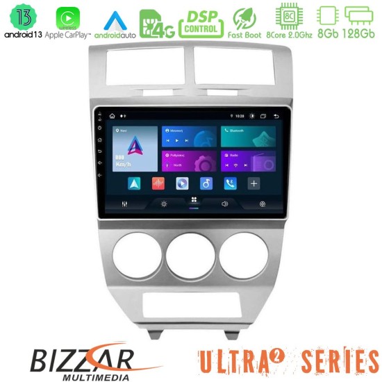 Bizzar Ultra Series Dodge Caliber 2006-2011 8core Android13 8+128GB Navigation Multimedia Tablet 10"