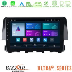 Bizzar Ultra Series Honda Civic 2016-2020 8core Android13 8+128GB Navigation Multimedia 9" Bizzar Ultra Series Honda Civic 2016-2020 8core Android13 8+128GB Navigation Multimedia 9"