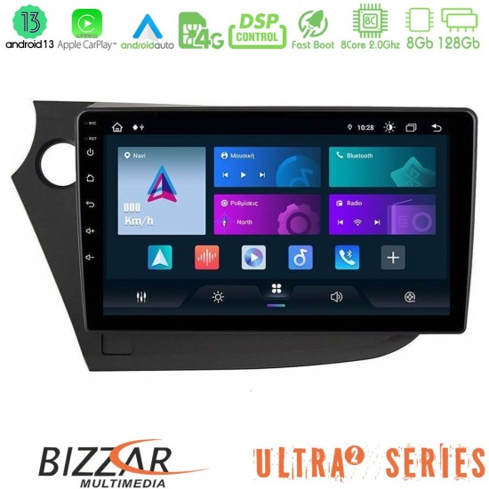 Bizzar ULTRA Series Honda Insight 2009-2015 8core Android13 8+128GB Navigation Multimedia Tablet 9"