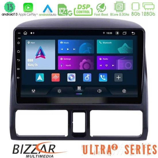 Bizzar Ultra Series Honda CRV 2002-2006 8core Android13 8+128GB Navigation Multimedia Tablet 9"