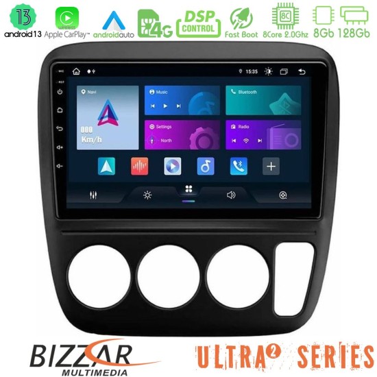 Bizzar Ultra Series Honda CRV 1997-2001 8core Android13 8+128GB Navigation Multimedia Tablet 9"