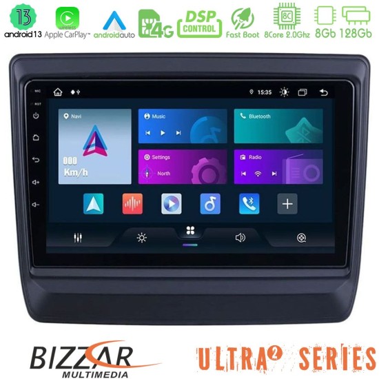 Bizzar Ultra Series Isuzu D-MAX 2020-2023 8core Android13 8+128GB Navigation Multimedia Tablet 9"