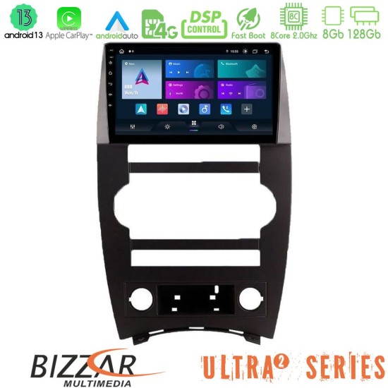 Bizzar Ultra Series Jeep Commander 2007-2008 8core Android13 8+128GB Navigation Multimedia Tablet 9"