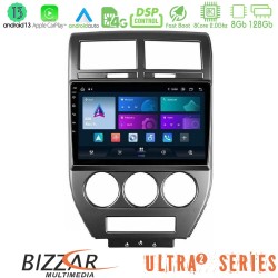Bizzar Ultra Series Jeep Compass/Patriot 2007-2009 8core Android13 8+128GB Navigation Multimedia Tablet 10" Bizzar Ultra Series Jeep Compass/Patriot 2007-2009 8core Android13 8+128GB Navigation Multimedia Tablet 10"