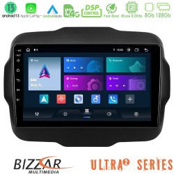 Bizzar Ultra Series Jeep Renegade 2015-2019 8core Android13 8+128GB Navigation Multimedia Tablet 9" Bizzar Ultra Series Jeep Renegade 2015-2019 8core Android13 8+128GB Navigation Multimedia Tablet 9"