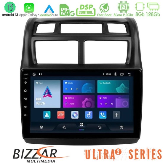 Bizzar Ultra Series Kia Sportage 2008-2011 8core Android13 8+128GB Navigation Multimedia Tablet 9"