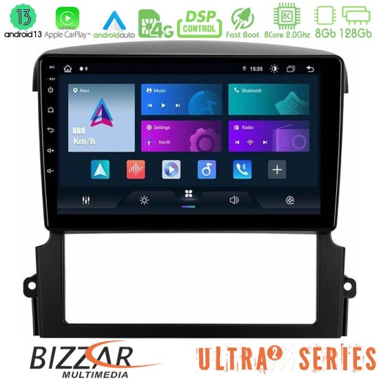 Bizzar Ultra Series Kia Sorento 8core Android13 8+128GB Navigation Multimedia Tablet 9"