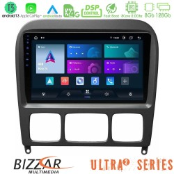 Bizzar Ultra Series Mercedes S Class 1999-2004 (W220) 8Core Android13 8+128GB Navigation Multimedia Tablet 9" Bizzar Ultra Series Mercedes S Class 1999-2004 (W220) 8Core Android13 8+128GB Navigation Multimedia Tablet 9"