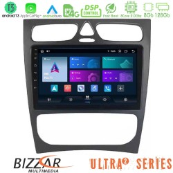 Bizzar Ultra Series Mercedes C Class (W203) 8core Android13 8+128GB Navigation Multimedia Tablet 9" Bizzar Ultra Series Mercedes C Class (W203) 8core Android13 8+128GB Navigation Multimedia Tablet 9"