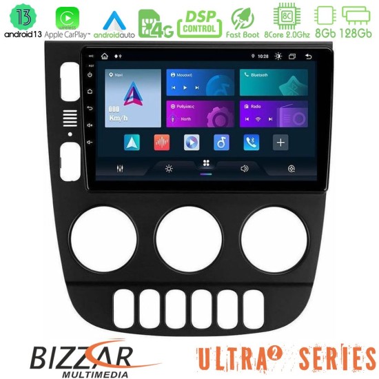 Bizzar Ultra Series Mercedes ML Class 1998-2005 8Core Android13 8+128GB Navigation Multimedia Tablet 9"