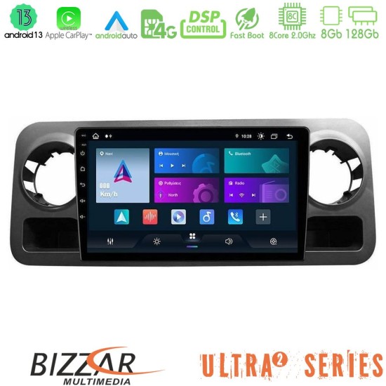 Bizzar Ultra Series Mercedes Sprinter W907 8Core Android13 8+128GB Navigation Multimedia Tablet 10"