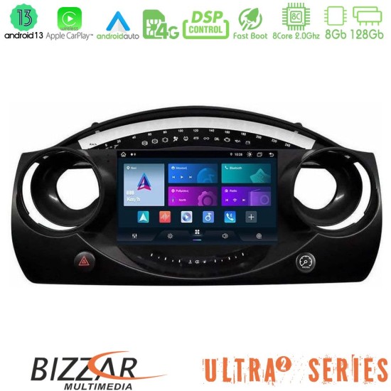 Bizzar Ultra Series Mini Cooper R50 8Core Android13 8+128GB Navigation Multimedia Tablet 9"