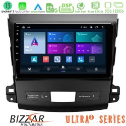 Bizzar Ultra Series Mitsubishi Outlander/Citroen C-Crosser/Peugeot 4007 8core Android13 8+128GB Navigation Multimedia Tablet 9" Bizzar Ultra Series Mitsubishi Outlander/Citroen C-Crosser/Peugeot 4007 8core Android13 8+128GB Navigation Multimedia Tablet 9"