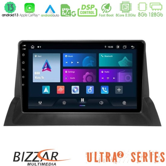 Bizzar Ultra Series Mazda 6 2002-2006 8core Android13 8+128GB Navigation Multimedia Tablet 10"