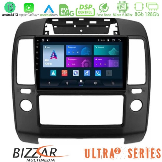 Bizzar Ultra Series Nissan Navara 8core Android13 8+128GB Navigation Multimedia Tablet 9"