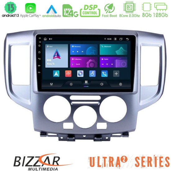 Bizzar Ultra Series Nissan NV200 8core Android13 8+128GB Navigation Multimedia Tablet 9"