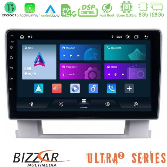 Bizzar ULTRA Series Opel Astra J 2010-2014 8core Android13 8+128GB Navigation Multimedia Tablet 9"