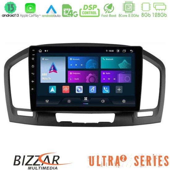 Bizzar ULTRA Series Opel Insignia 2008-2013 8core Android13 8+128GB Navigation Multimedia Tablet 9"