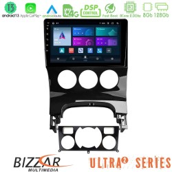 Bizzar Ultra Series Peugeot 3008 AUTO A/C 8core Android13 8+128GB Navigation Multimedia Tablet 9"