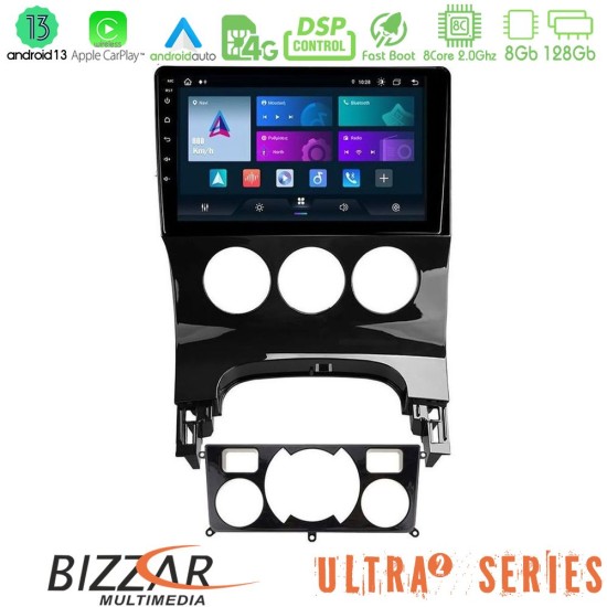 Bizzar Ultra Series Peugeot 3008 AUTO A/C 8core Android13 8+128GB Navigation Multimedia Tablet 9"