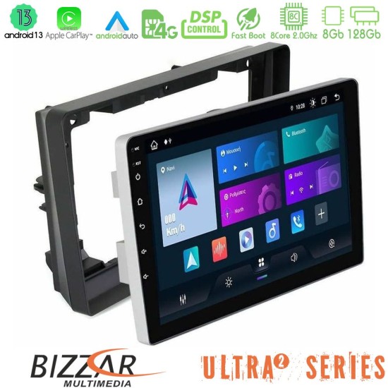 Bizzar ULTRA Series Peugeot 308 2013-2020 8core Android13 8+128GB Navigation Multimedia Tablet 9"